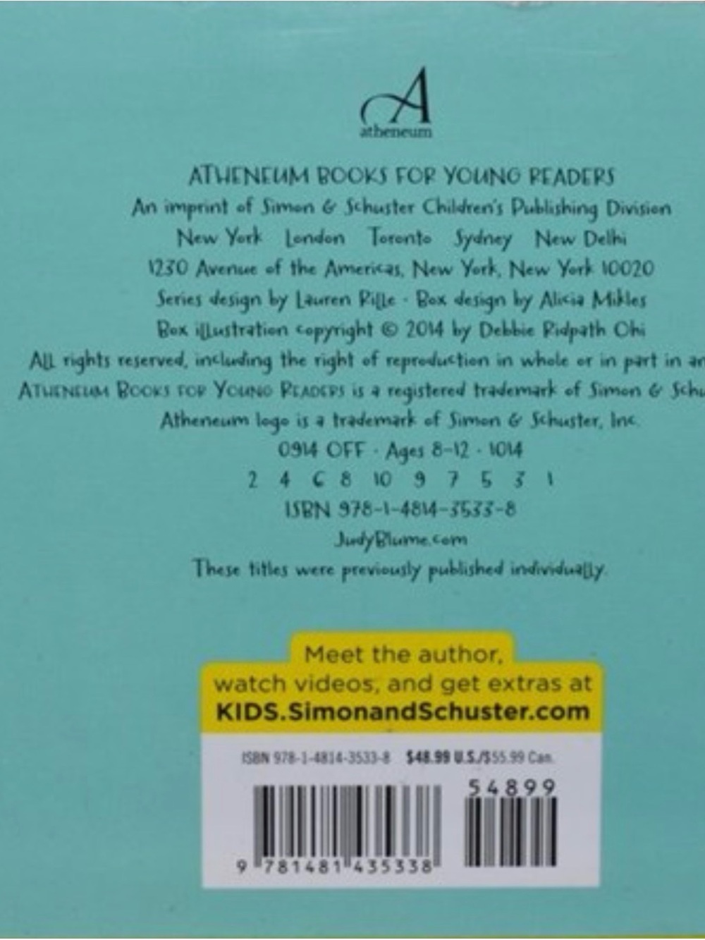 Judy Blume Essentials 7-Book Paperback Collection Box Set - Picture 5 of 9